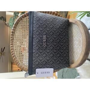 Guess Monogram Logo Cosmetic Bag